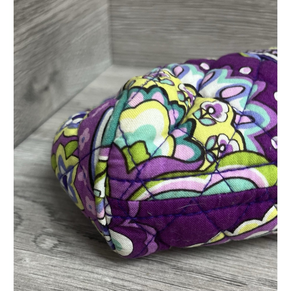 Purple Floral Makeup Bag By Vera Bradley - Picture 3 of 7